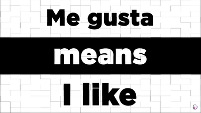 Things I like | Me gusta means I like